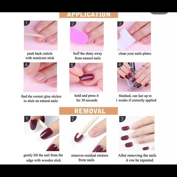24 pcs super long Ballerina Line false nails - Picture 3 of 3